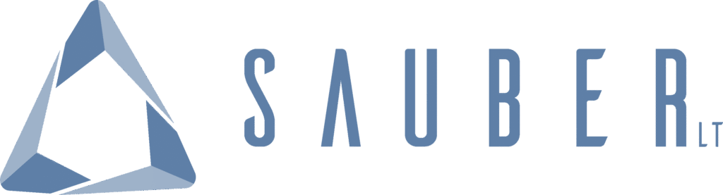 sauber logo blue