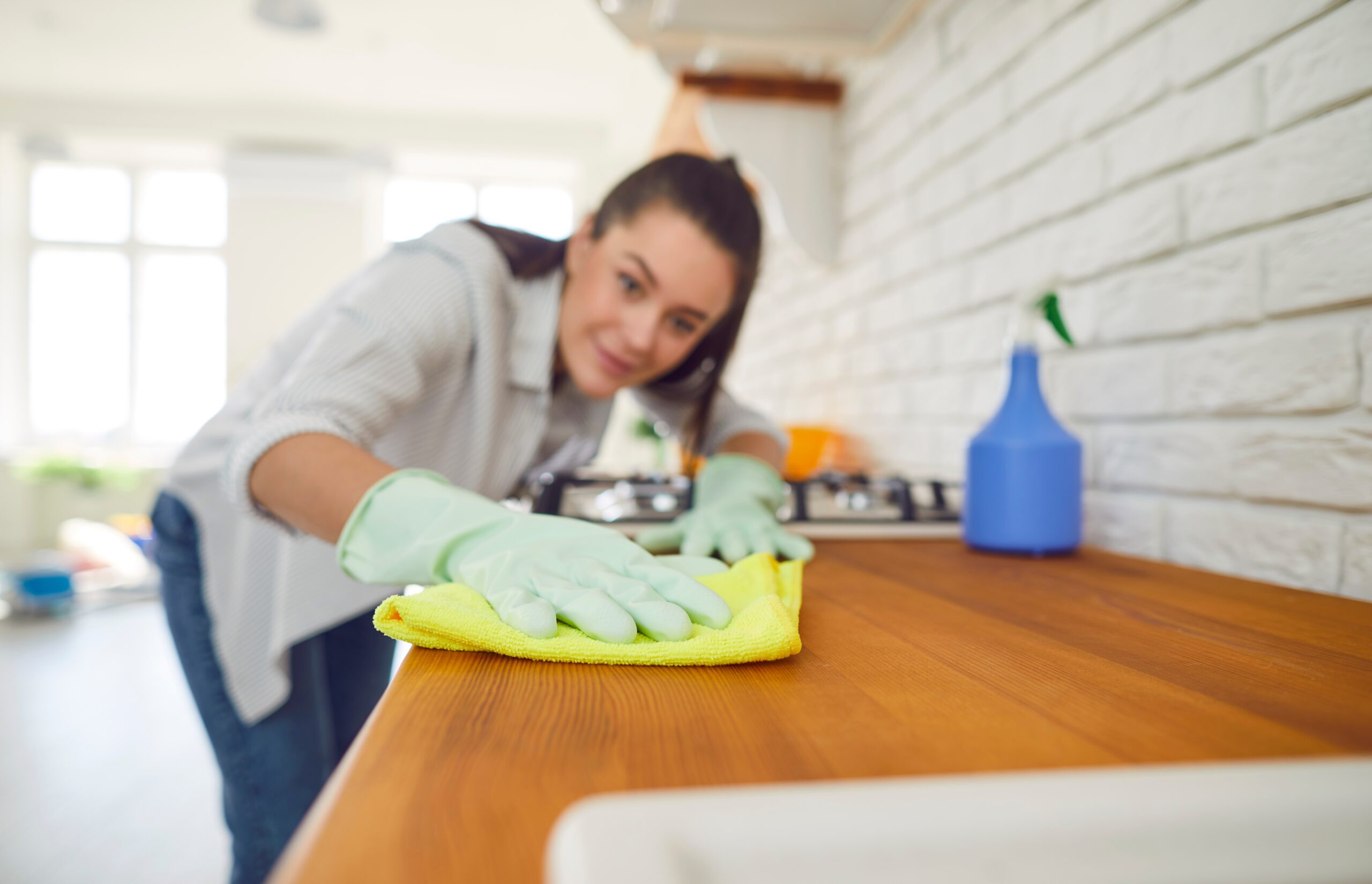 female,cleaner,kitchen,cloth,polishing,,happy,housewife,,professional,janitor,service